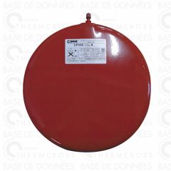 VASO ESPANSIONE 8LT D325 ROSSO IMP.RISCALDAMENTO