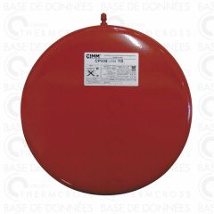 VASO ESPANSIONE CIMM 10LT 3/4"" D325 PIATTO